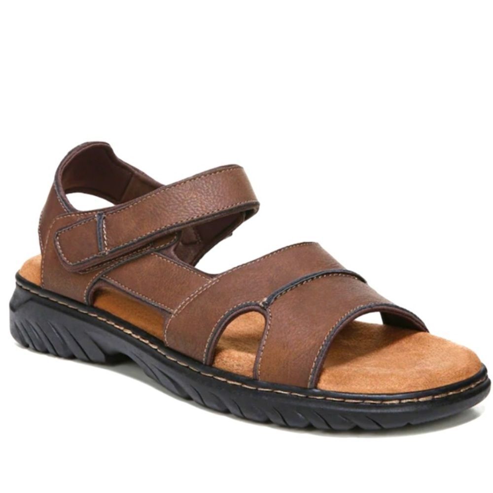 Dr. Scholls Complex Faux Leather Strappy Fisherman Outdoors Hiking Sandal Size 9